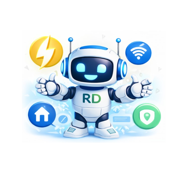 Carpeta con todas las facturas del hogar organizadas sobre una mesa