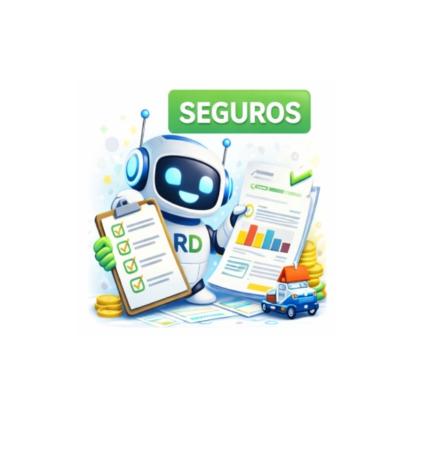 Cliente revisando un seguro de hogar con documentos sobre la mesa